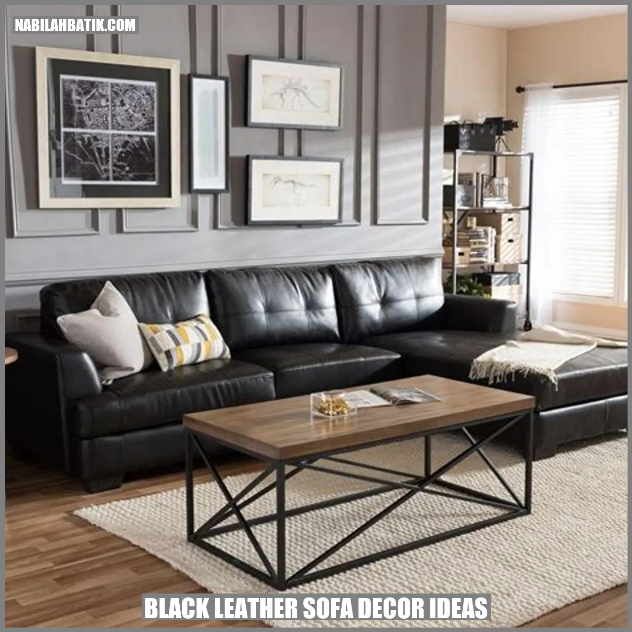 Black Leather Sofa Decorating Ideas