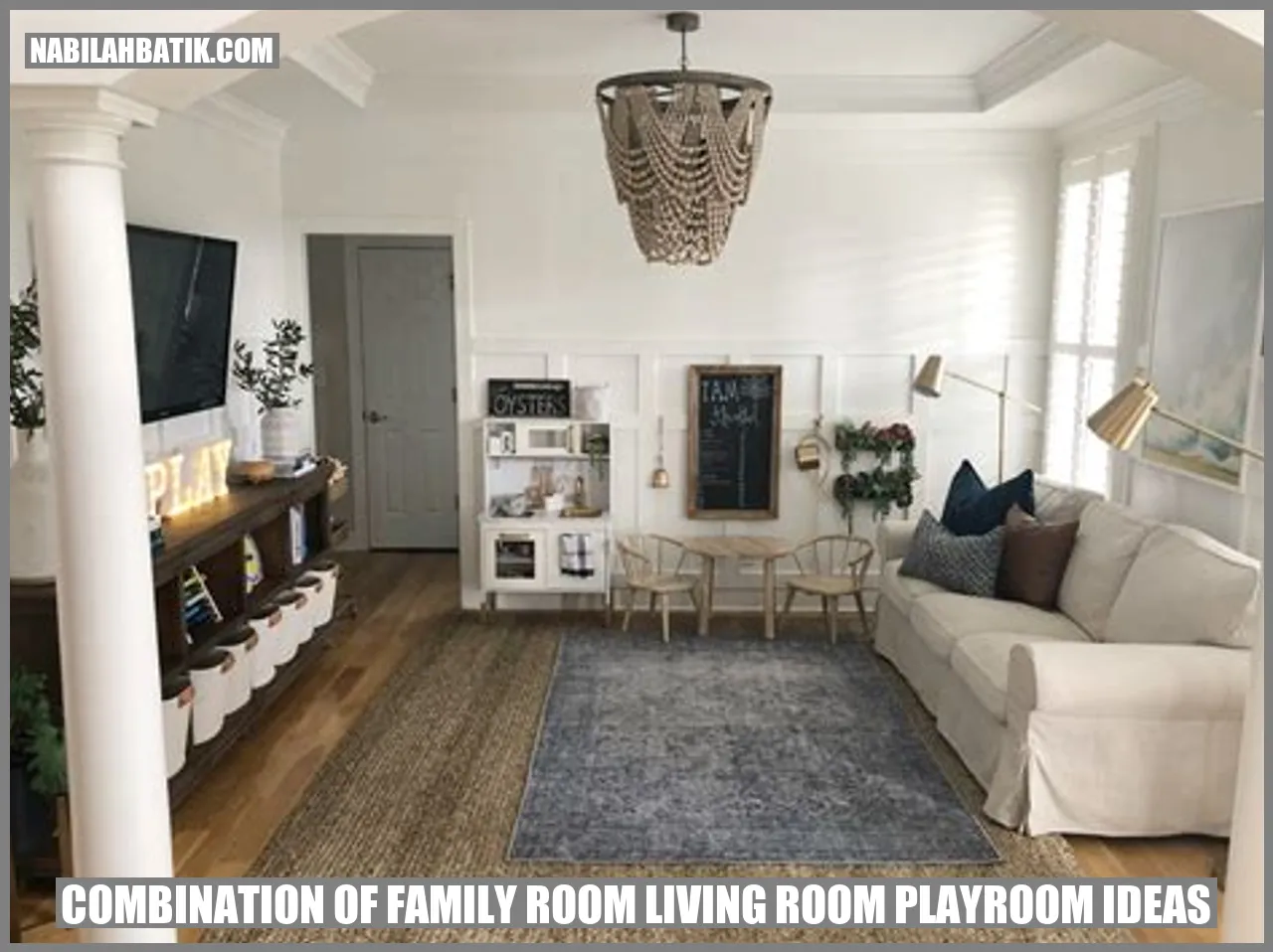 Combination of Family Room Living Room Playroom Ideas