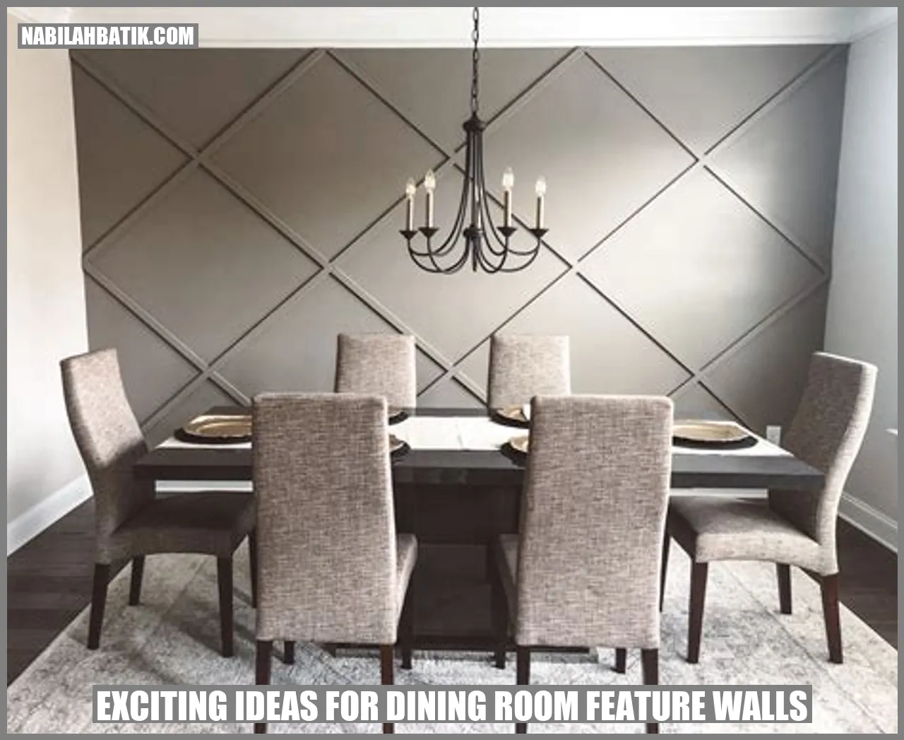 Exciting Ideas for Dining Room Feature Walls