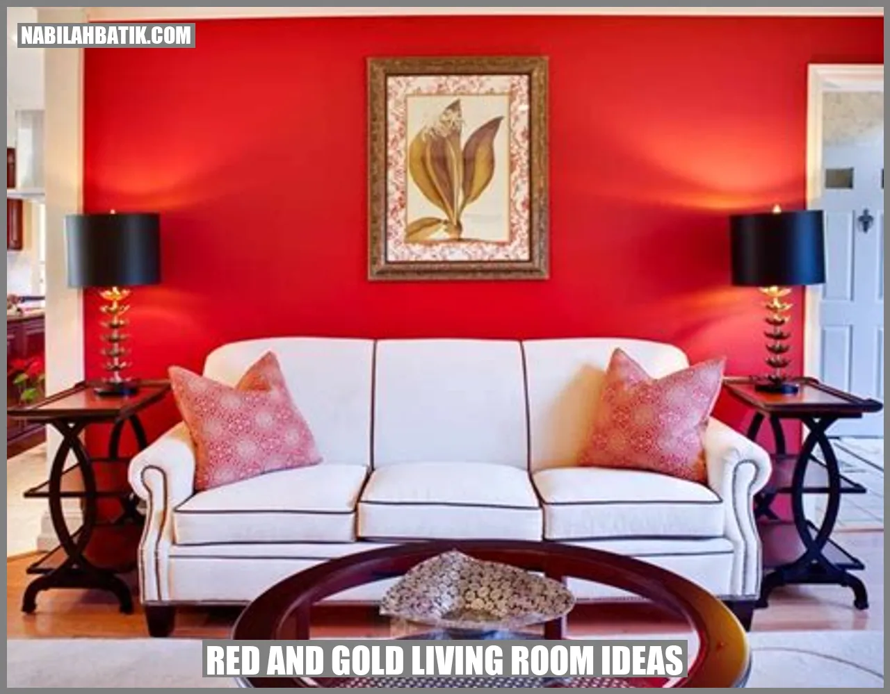 Red and Gold Living Room Ideas