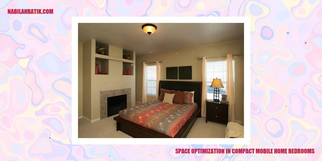 Space Optimization in Compact Mobile Home Bedrooms