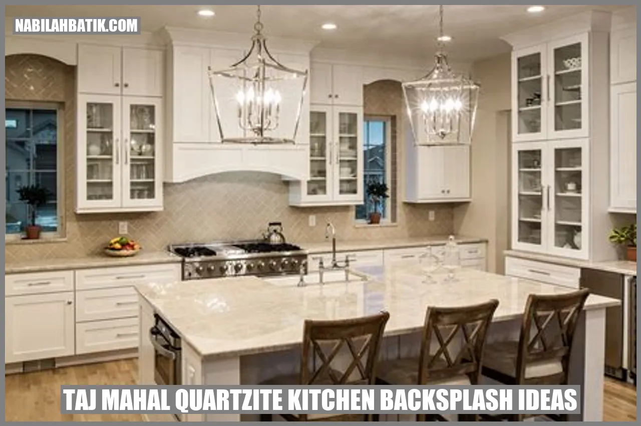 Taj Mahal Quartzite Kitchen Backsplash Ideas
